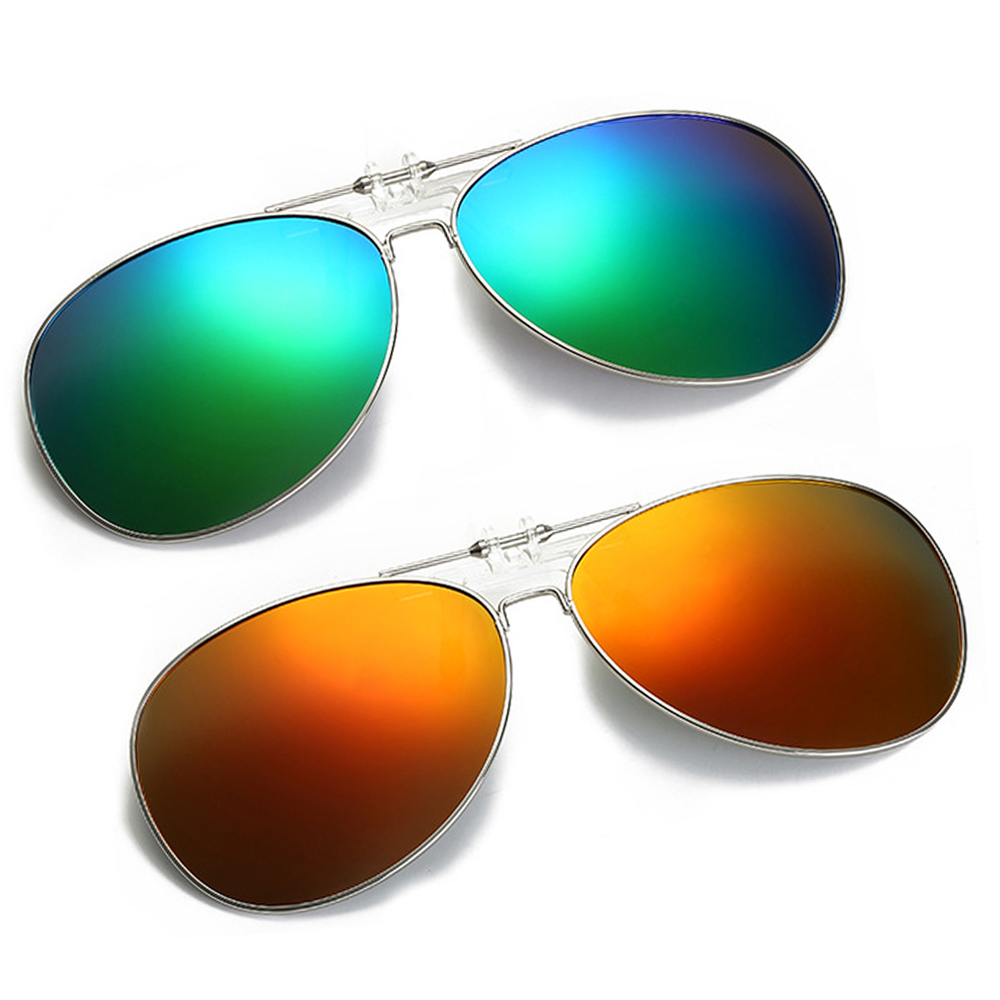 Sunglasses Aviator Polarized - Oversized Pilot Clip on Sunglasses Driving