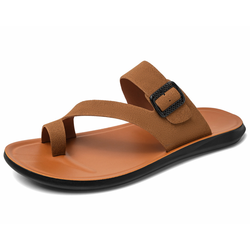 2026 New Summer Handmade Leath - Flip Flop Leather Men 评论和价格
