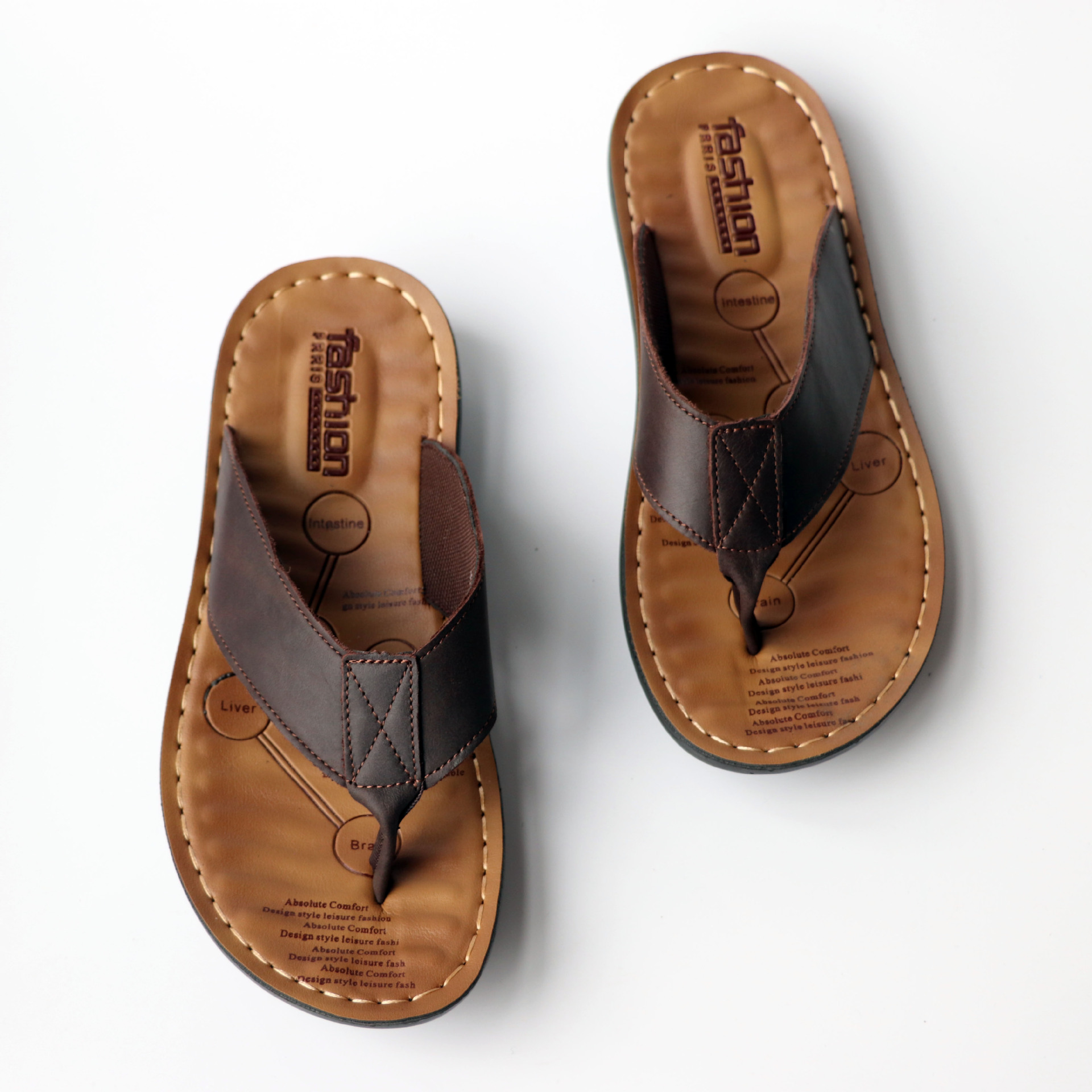 2026 Shoes Leather Men's Flip  - Flip Flop Leather Men 评论和价格