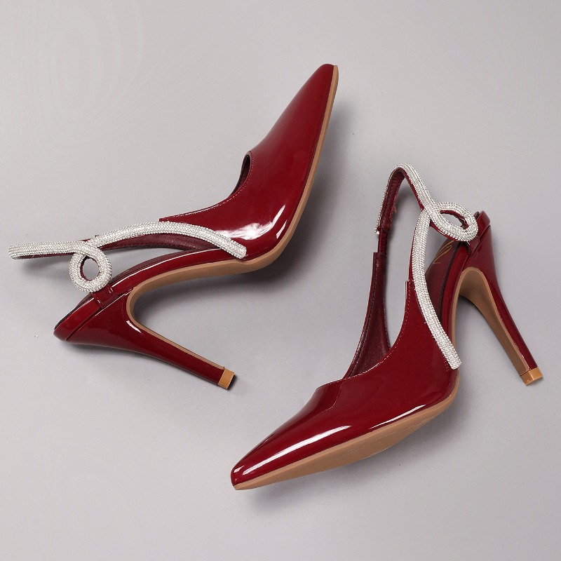 Sexy Patent Leather Pointed To - Casual Sandal Leather 评论和价格