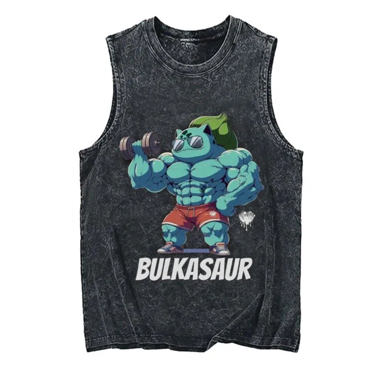 2026 Pokemon Pikachu Acid Wash - Tank Top Muscle 评论和价格