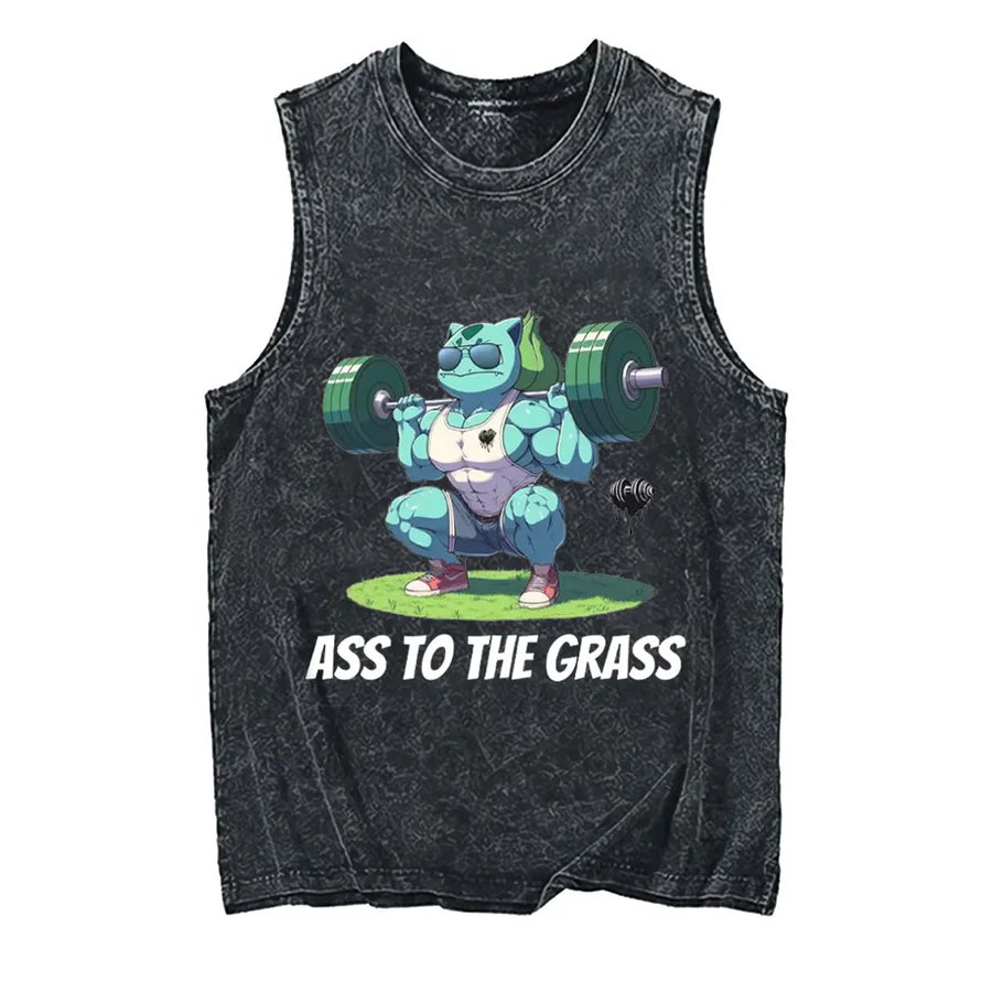 2026 Pokemon Pikachu Acid Wash - Tank Top Muscle 评论和价格