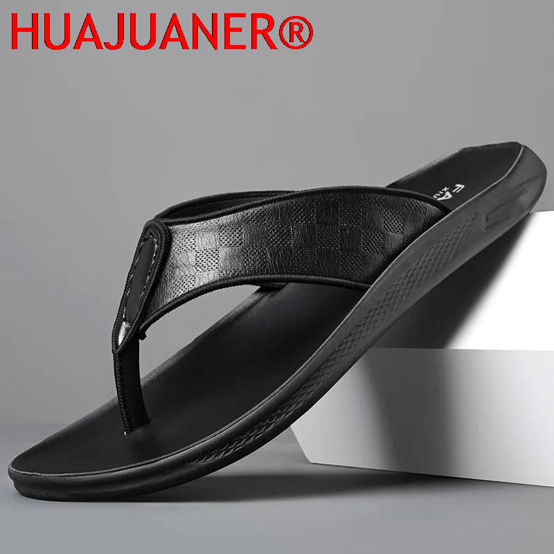 Casual Outdoor Men's Sandals S - Flip Flop Leather Men 评论和价格